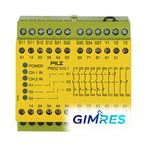 Pilz 774749 PNOZ X10.1 24VDC 6n/o 4n/c 6LED